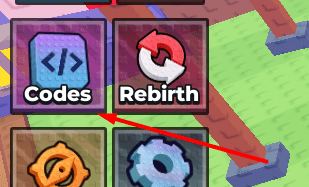 The Codes button in Snatch a Seed