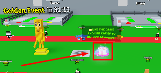 Steal n Grow a Brainrot pink gift location
