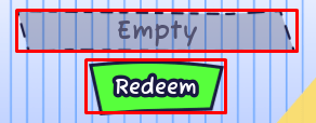 Are You Smart? empty box and redeem button