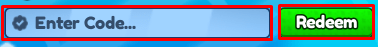 Click Simulator codes section