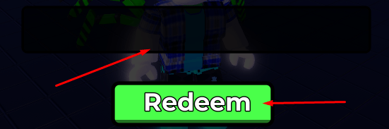 Text box and Redeem button to redeem codes in Merge a Black Hole