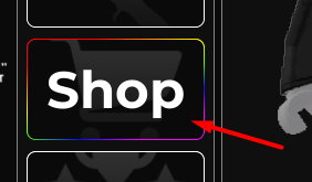 The Shop button in MM2 Aim Trainer 2