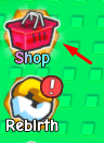 The Shop button in Build a Honey Farm