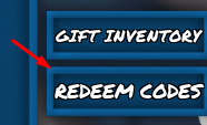The "Redeem Codes" button in Wukashi