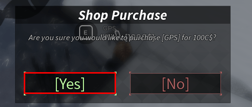 Fisch GPS purchase button