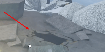 Blox Fruits Atlantis Grand Reef cracked rock example