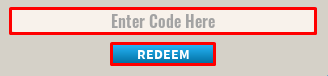 Drag Drive Simulator enter code box and redeem button