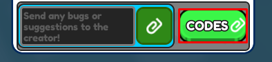 Broom Training codes button