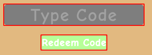 High Tower enter coes box and redeem code button