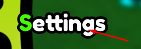 Settings button in Benverse
