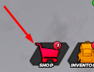 The SHOP button in BLITZ FPS
