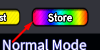 The Store button in Pixel Warrior
