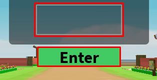 Mart Simulator enter codes box and enter button