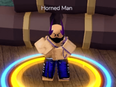 Blox Fruits Horned Man example