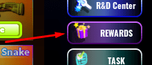 The REWARDS button in Infection Gunfight