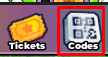 Slime Incremental codes button