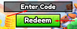 Enter Code box and Redeem button to redeem codes in +1 Car Power Per Step
