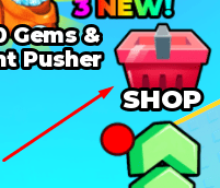 The SHOP button in Collect 1 Million Items