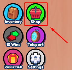 Multiverse Tower Defense shop button