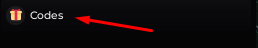 Codes button in Football Duels