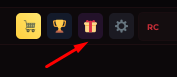The gift box icon in Ghoul Incremental