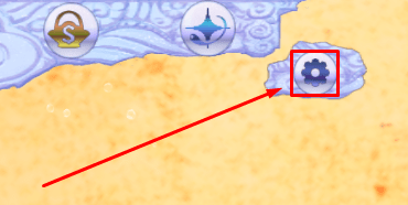Mermaid Isle settings icon