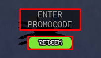 50 Days on a Raft enter codes box and redeem button