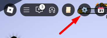 The Settings icon in Toilet Evolution Simulator