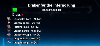 King Legacy Drakenfyr stats