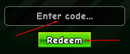 Enter Code box and Redeem button to redeem codes in Race Horses