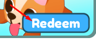 Redeem button in PSX:OG Reborn!
