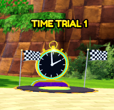 Sonic Speed Simulator Time Trial start point
