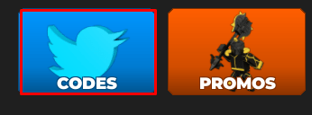 The "CODES" button in Treasure Quest