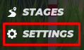 Backseat Rally settings button