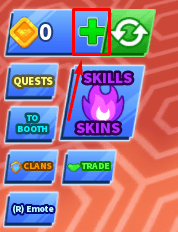 Blade Ball green plus icon