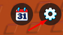 Gear icon in +1 Shrink Worm Escape