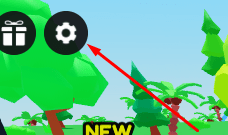 The settings icon in I WANNA RUN AWAY!