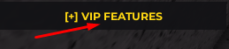VIP FEATURES button in The Strongest Battlegrounds