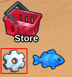 Fish It! store button