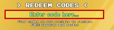 Zombie Wave Survival enter codes box