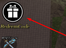 The RedeemCode button in Taming Defense