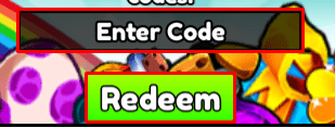 Motorcycle Racing enter codes box and redeem button
