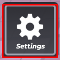 The settings button in Rocket Spleef