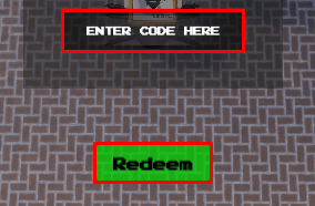 Dark Journey enter code here box and redeem button