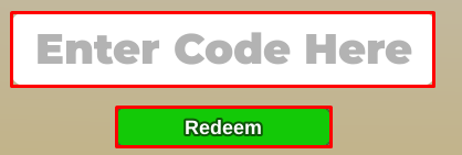 Snowball Battles enter codes box and redeem button