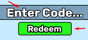 The "Enter Code" box and Redeem button in Bridge Battles