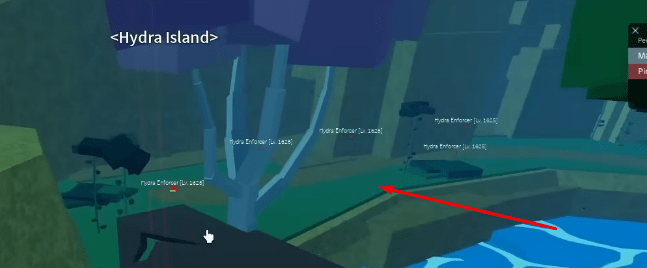 Blox Fruits Hydra Enforcers spawn area