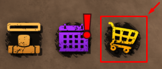 Chasing shopping cart icon