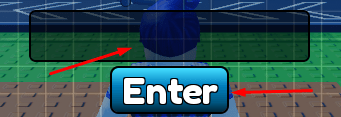 Text box and Enter button to redeem codes in Build a Racetrack