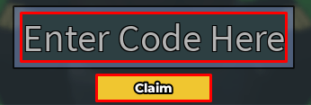 Steal A OP Brainrot Edition enter codes box and claim button